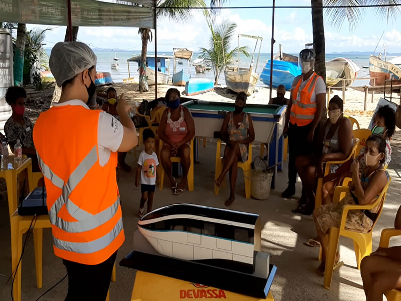 Skyrail Bahia fecha agosto com 90% de aprovação dos pescadores e marisqueiras