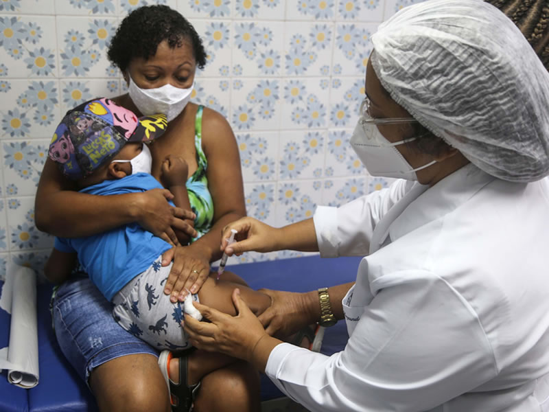 Saúde orienta para que crianças completem vacinação contra Influenza