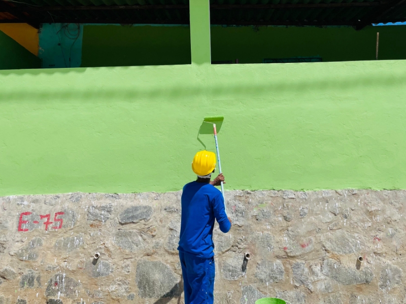 Novo Mané Dendê renova fachada de casas dos moradores do Subúrbio