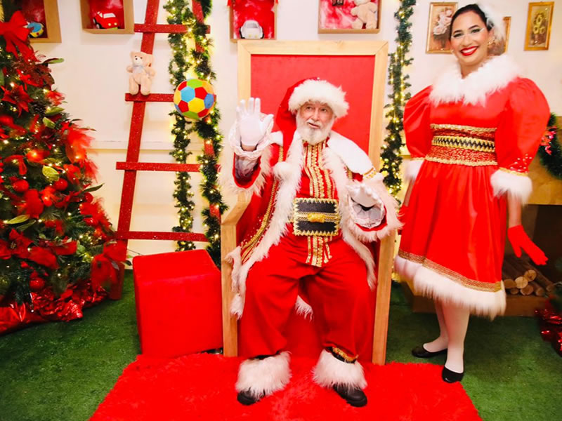 Paripe recebe decoração de Natal com Casa do Papai Noel e árvore de 15 metros