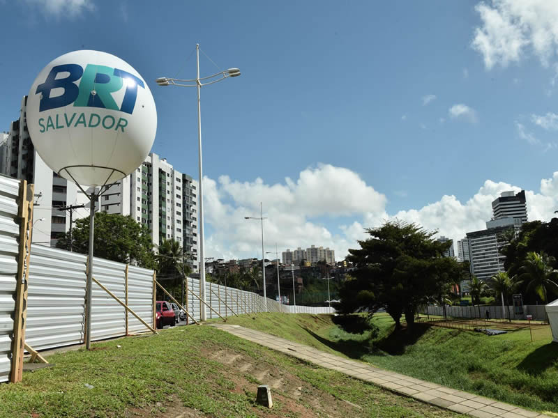 Começam as obras do primeiro BRT de Salvador