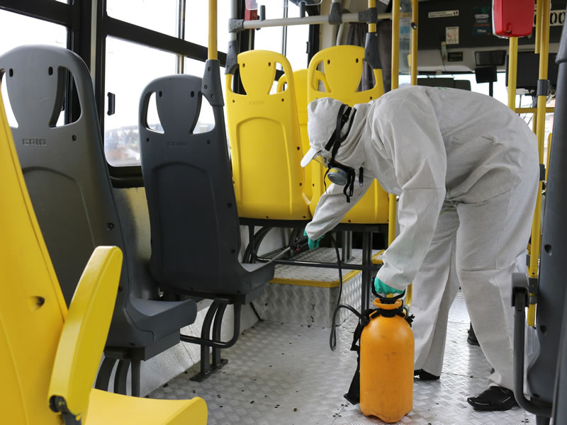 Prefeitura e empresas de ônibus implantam ações contra coronavírus 