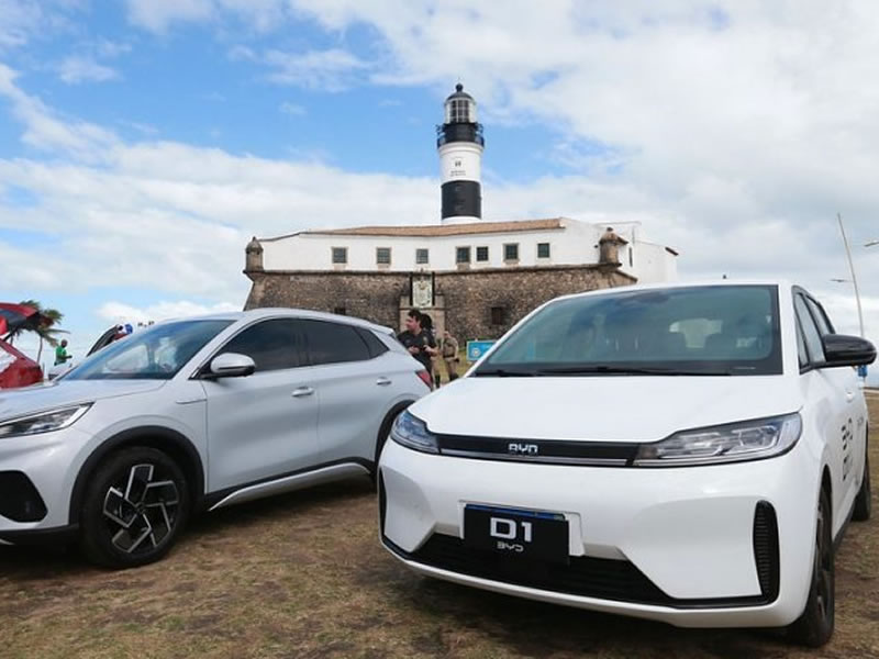 Bahia receberá primeira fábrica de carros elétricos da BYD nas Américas