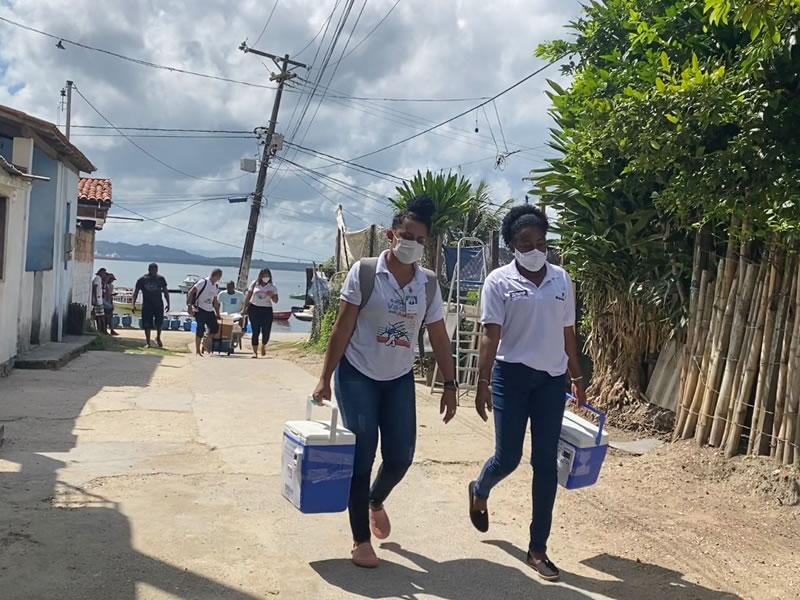 Prefeitura intensifica imunização da população de Ilha de Maré