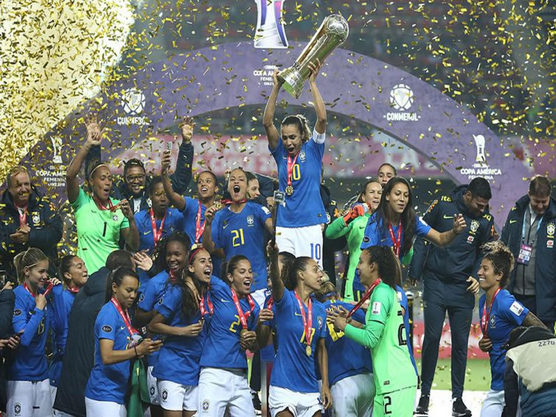 Futebol feminino: Brasil conquista no Chile sua sétima Copa América