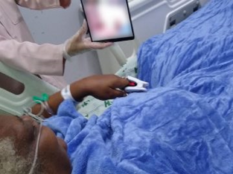 Visitas Virtuais no Hospital do Subúrbio aproximam pacientes e seus familiares