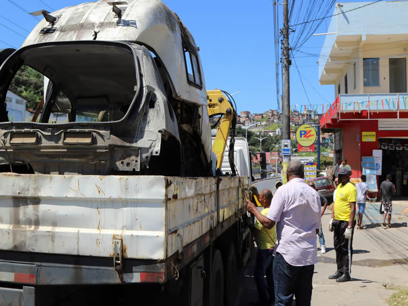 Semop realiza operação Cidade Dez Sucata Zero na Suburbana